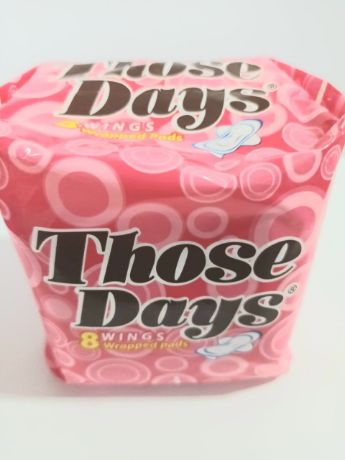 Picture of Those Days 8 Wings Wrapped Pads Red