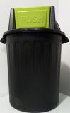 Picture of 60L Round Trash Bin w/ Push Lid