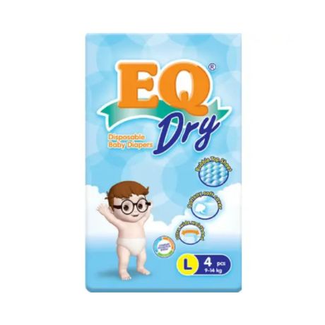 EQ Dry L 4 pcs Diaper