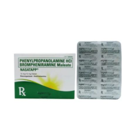 Nasatapp 15mg/12mg tab