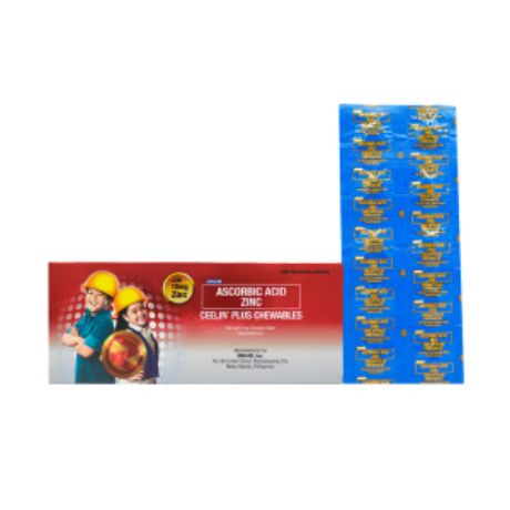 Ceelin Plus Chewable 100mg/5mg