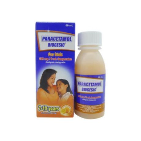 Biogesic Syrup 7-12yrs.Orange 60ml.