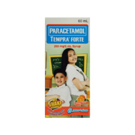Tempra Forte Syrup 6y+ Orange 60ml