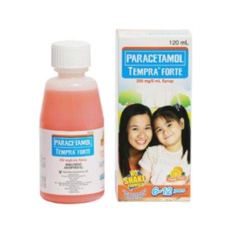 Tempra Forte Syrup 6+. Orange 120ml