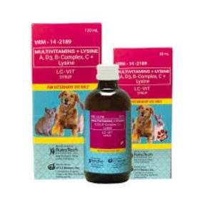 Picture of LC Vit Syrup Multivitamins For Pets 60ml.
