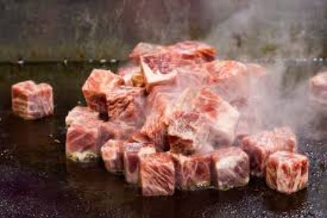 Picture of Saikoro Wagyu Cubes Steak Cooked (250 Grams)