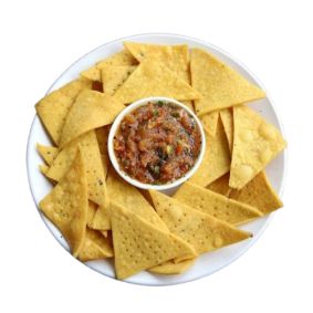 Nachos with salsa