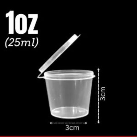 1oz Disposable Soy dish (1pc)