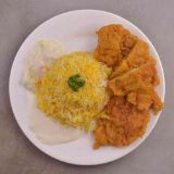 Crispy Chicken with Rice