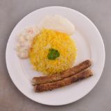 Chicken Kebab with Rice