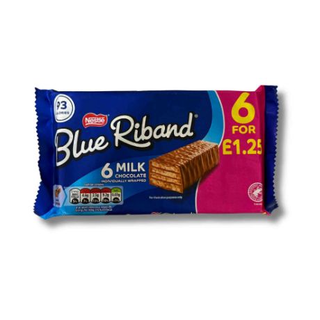 Picture of Nestle Blue Riband Milk Choco 6's