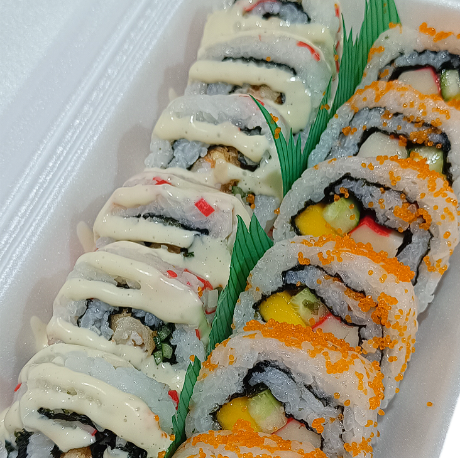 Picture of California Maki and Shrimp Tempura Sushi (12 pieces)