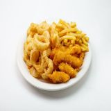 Frito Trio French fries, onion rings, cheese sticks