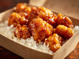 Picture of Honey Garlic Crispy Chicken with Rice Packed Meal