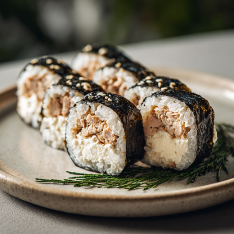 Picture of Tuna Cream Cheese Sushi Roll