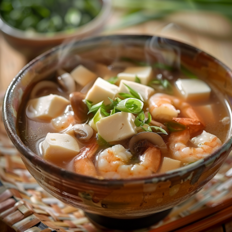 Picture of Shrimp Mushroom Tofu Soup