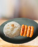 Picture of Cheesy Sausage Rice Meal