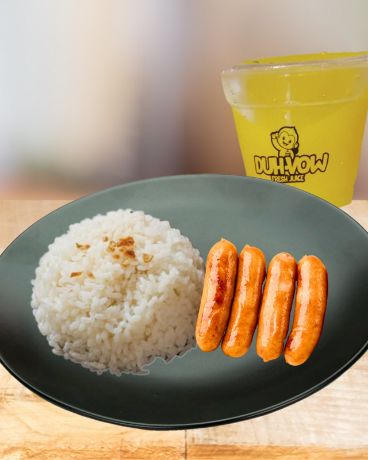 Picture of Cheesy Sausage Rice Meal with 8oz Fruit Juice